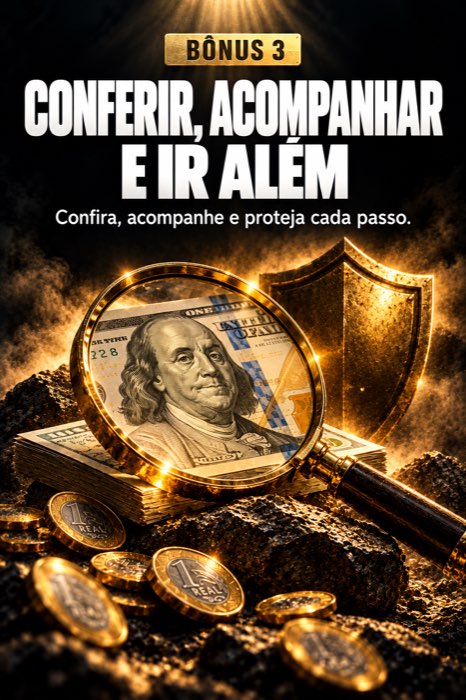 Capa do Bônus 3, Conferir, acompanhar e ir além